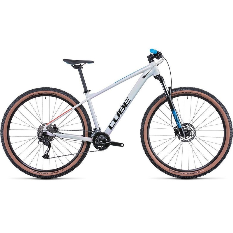 Cube Aim SL Mountain Bike Prisma Grey 'n' Blue 'n' Red