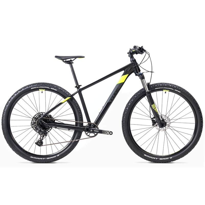 Cube Analog Mountain Bike Black/Flashyellow (2020)