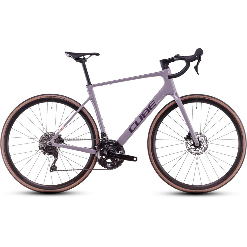 Cube Attain C:62 Race Road Bike Plumgrey'n'Brink