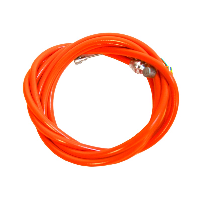 Hi-Tech BMX Brake Cable 1.6mm X 1500mm Orange