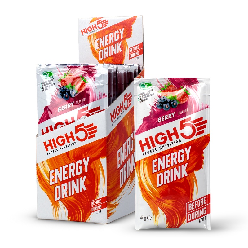 HIGH5 Energy Drink Powder Berry Box of 12