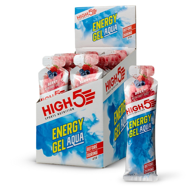 HIGH5 Energy Gel Aqua Berry Box of 20