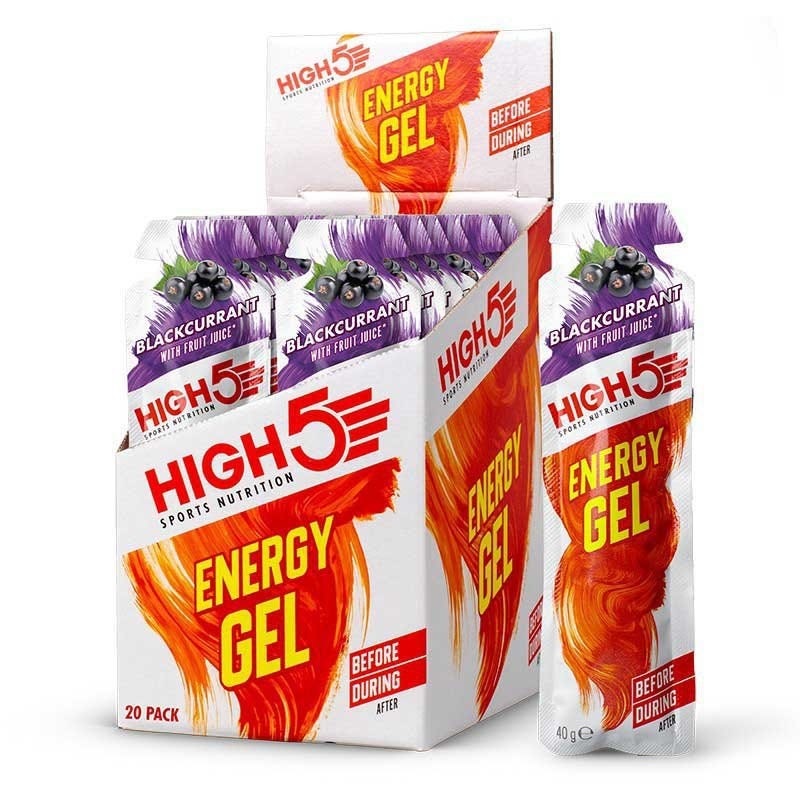 HIGH5 Energy Gel Blackcurrant Box of 20