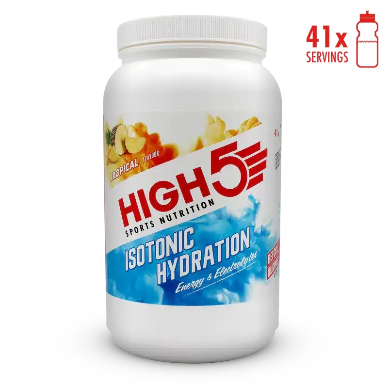 HIGH5 Isotonic Hydration Powder Tropical 1.23kg Tub