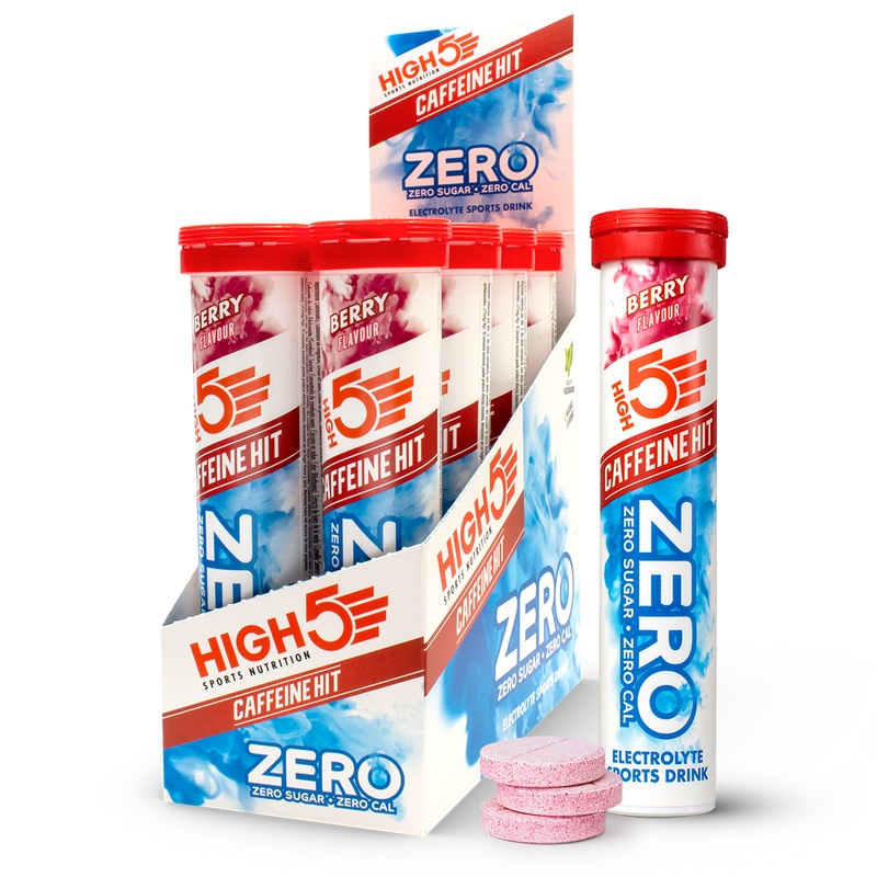HIGH5 ZERO Caffeine Hit Tablets Berry Box of 8