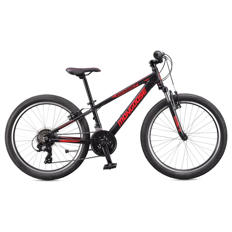Mongoose Rockadile 24 Kids Bike Black
