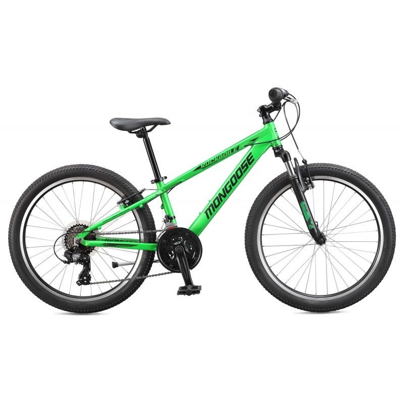 Mongoose Rockadile 24 Kids Mountain Bike Green