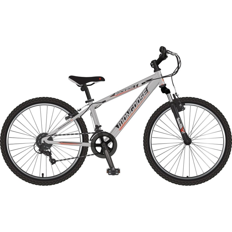Mongoose Rockadile Kids Mountain Bike Silver (2019)