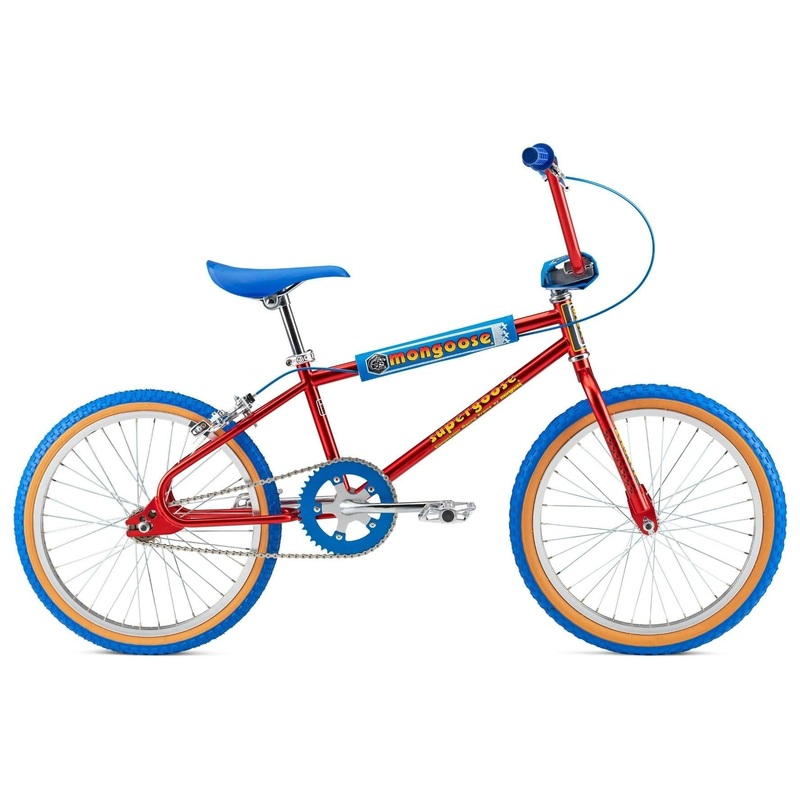 Mongoose Supergoose Classic BMX Bike Red/Blue