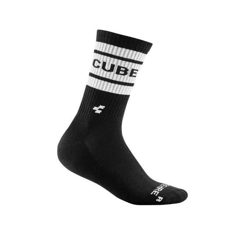 Cube After Race High Cut Socks Black'n'White