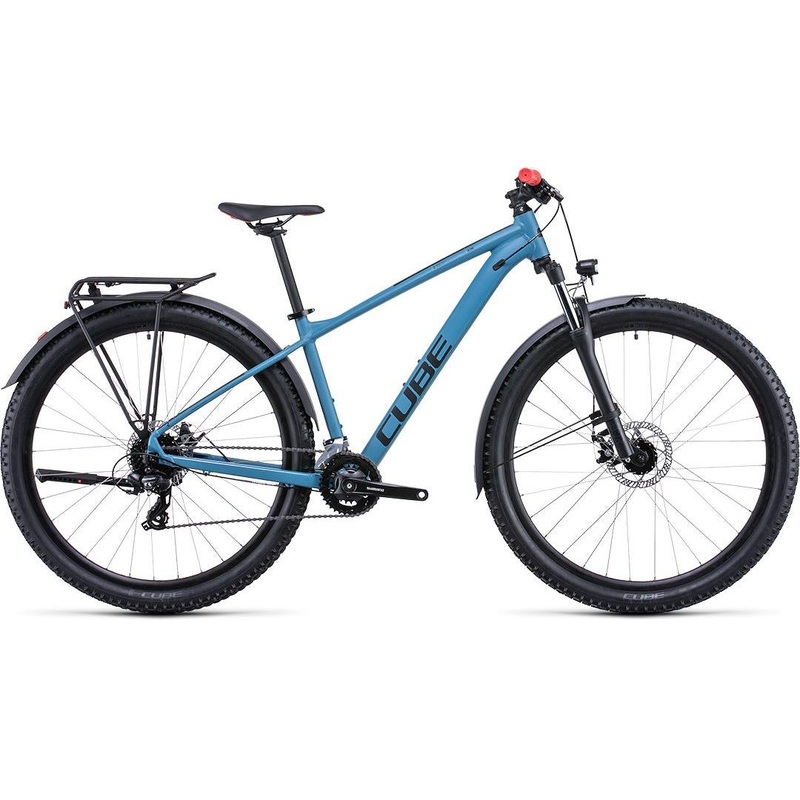 Cube Aim Allroad Hardtail Mountain Bike Blue 'n' Red