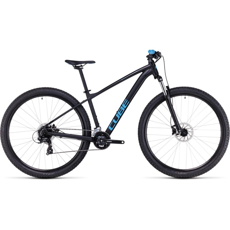 Cube Aim Hardtail Mountain Bike Black/Blue