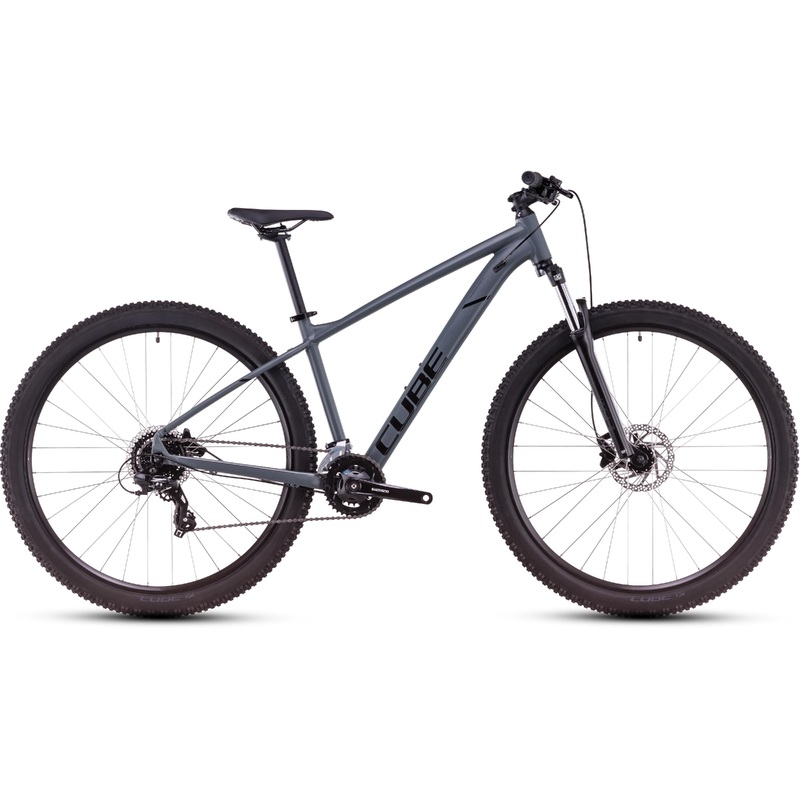 Cube Aim ONE Hardtail Mountain Bike Foggyblack'n'Black