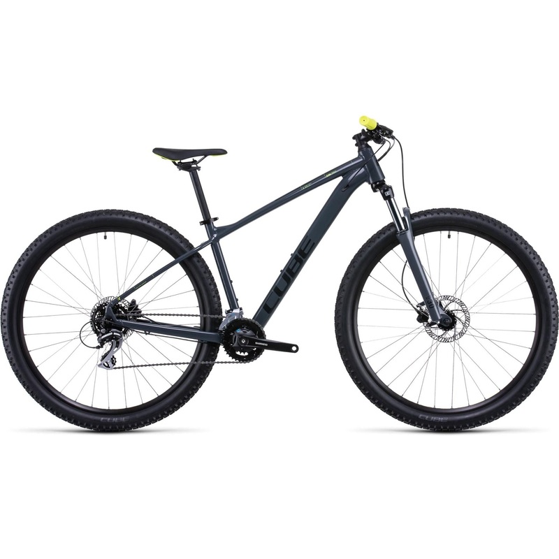 Cube Aim Pro Hardtail Mountain Bike Grey 'n' Flash Yellow  Euro Spec