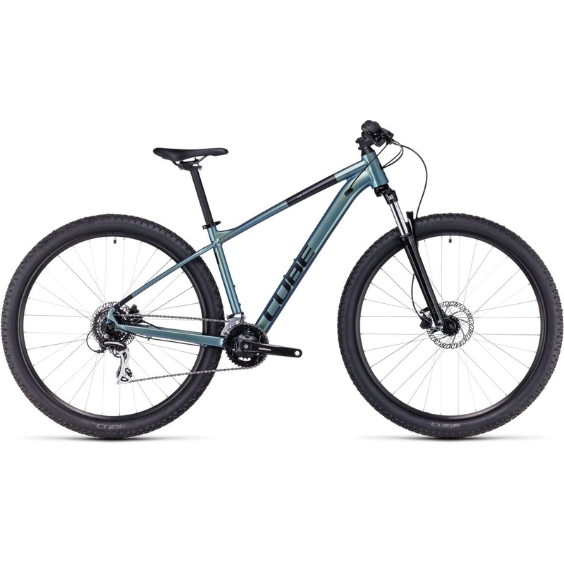 Cube Aim Pro Hardtail Mountain Bike Shiftverde 'n' Black