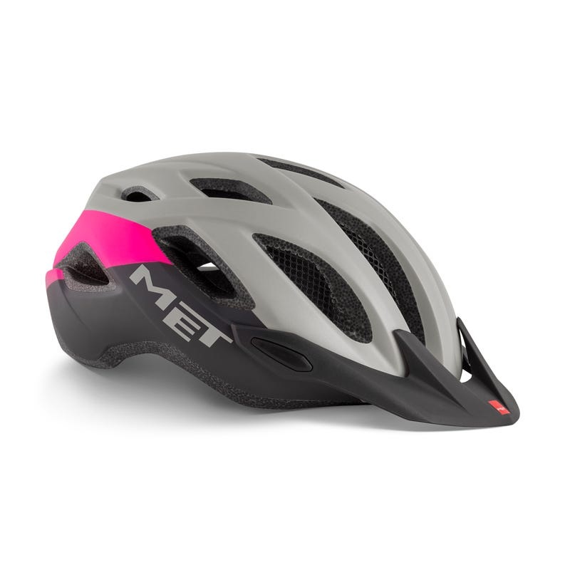 Helmet MET Crossover Grey/Pink 52 - 59cm
