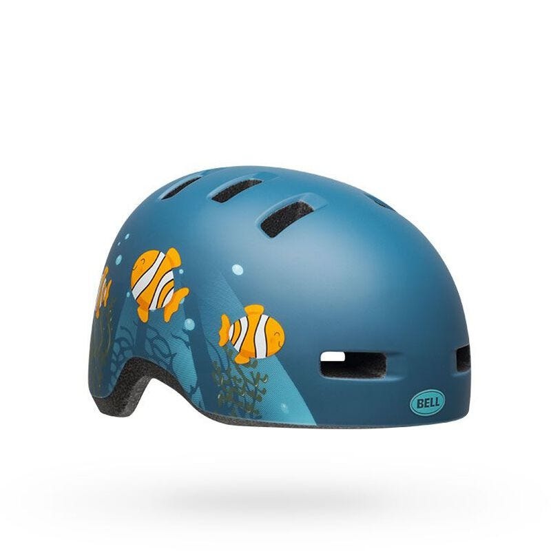 Helmets Bell Lil Ripper Clown Fish Gray/Blue