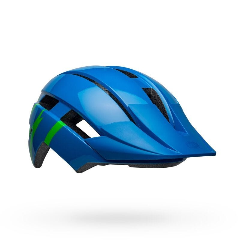 Helmets Bell Sidetrack II Blue/Green