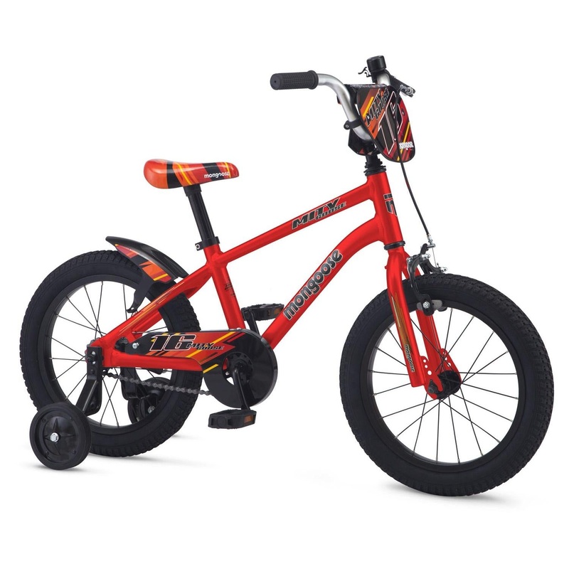 Mongoose Mitygoose 16 Inch Kids Bike Red