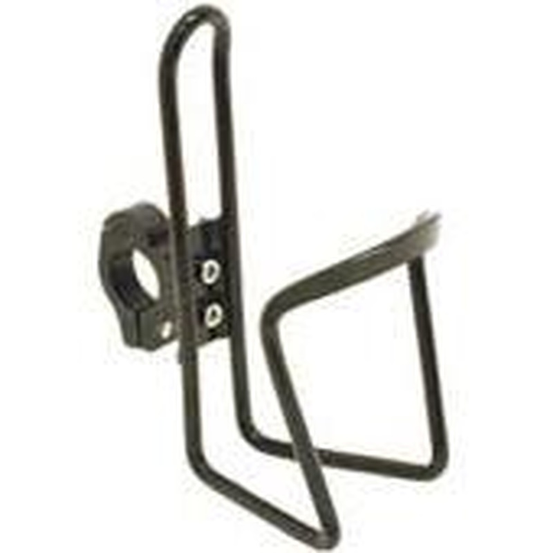 Handlebar Mount Alloy Bottle Cage Black