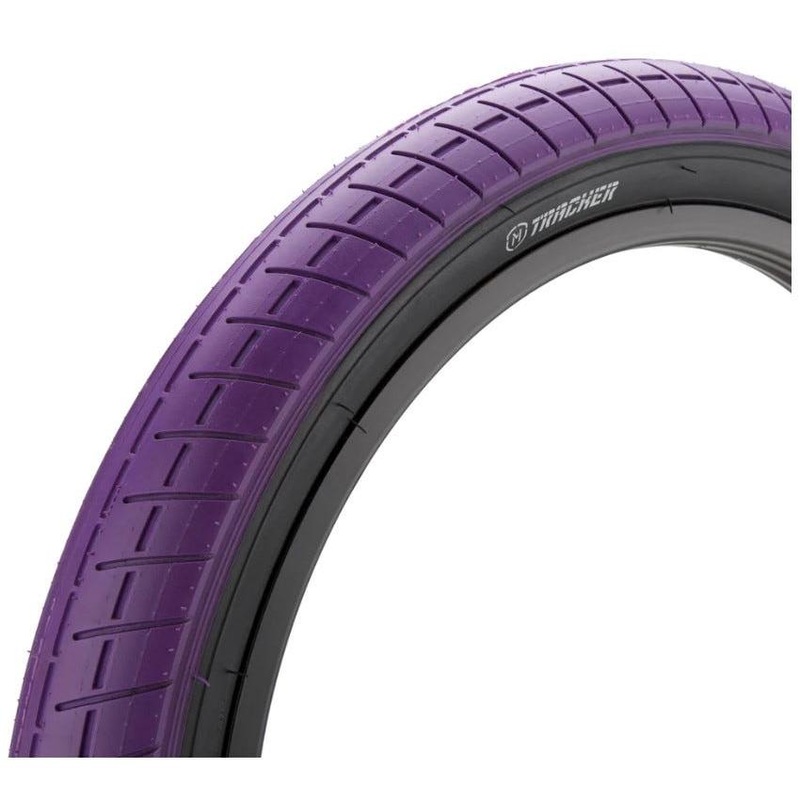 Mission Tracker BMX Tyre 20 X 2.4'' Purple w/ Black Wall