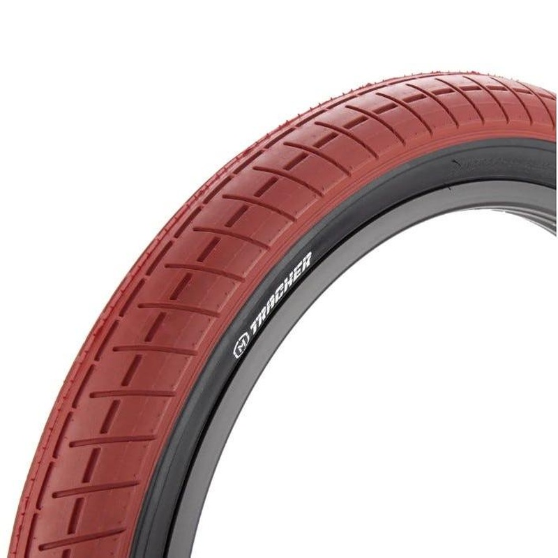 Mission Tracker BMX Tyre 20 X 2.4'' Red With Black Wall