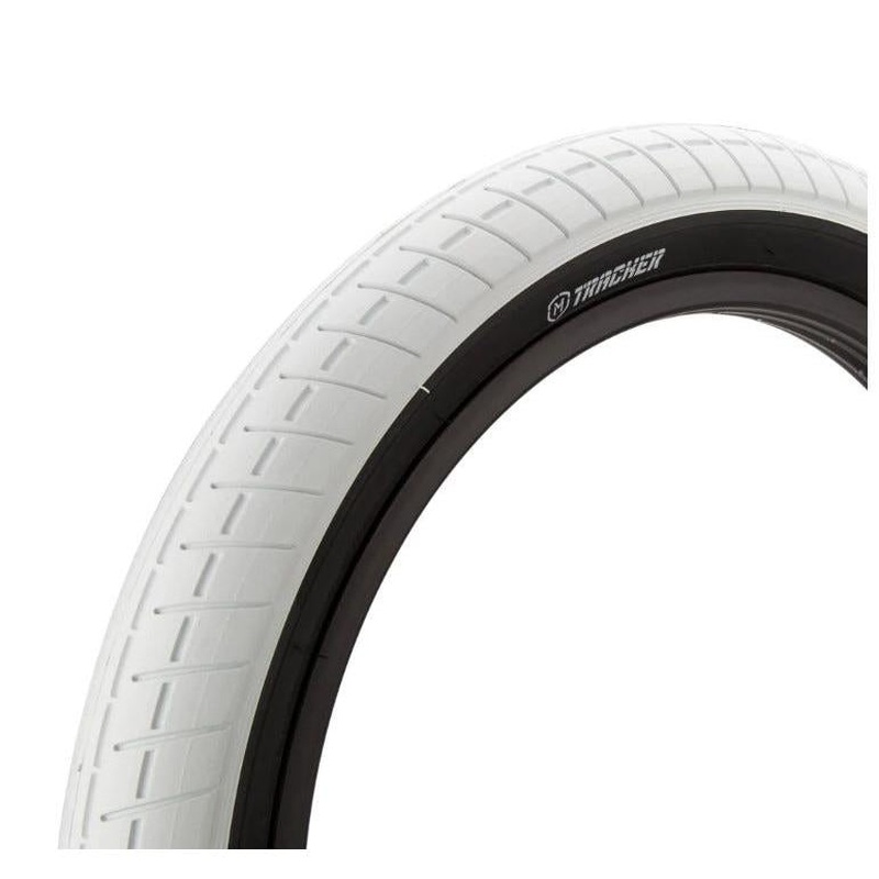 Mission Tracker BMX Tyre 20 X 2.4'' White W/ Black Wall