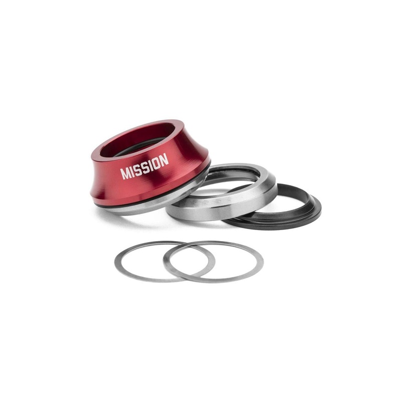 Mission Turret BMX Headset 41.8MM X 45 Degree Red