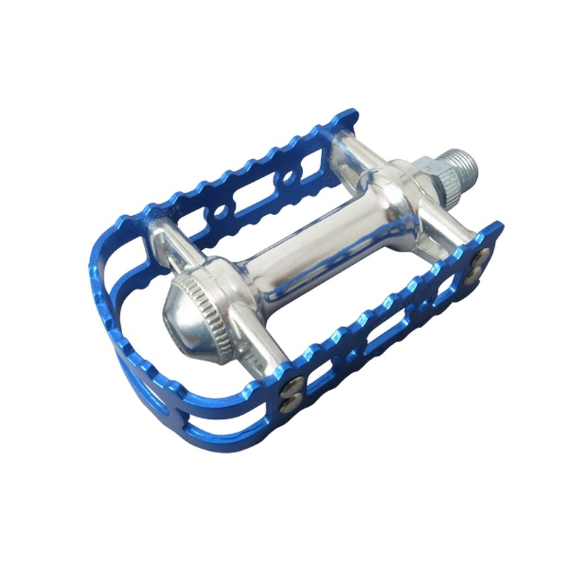 MKS BM-7 Bear Trap Caged BMX Pedals Blue