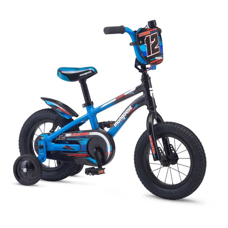 Mongoose 12'' Lilgoose Kids Bike Black/Blue