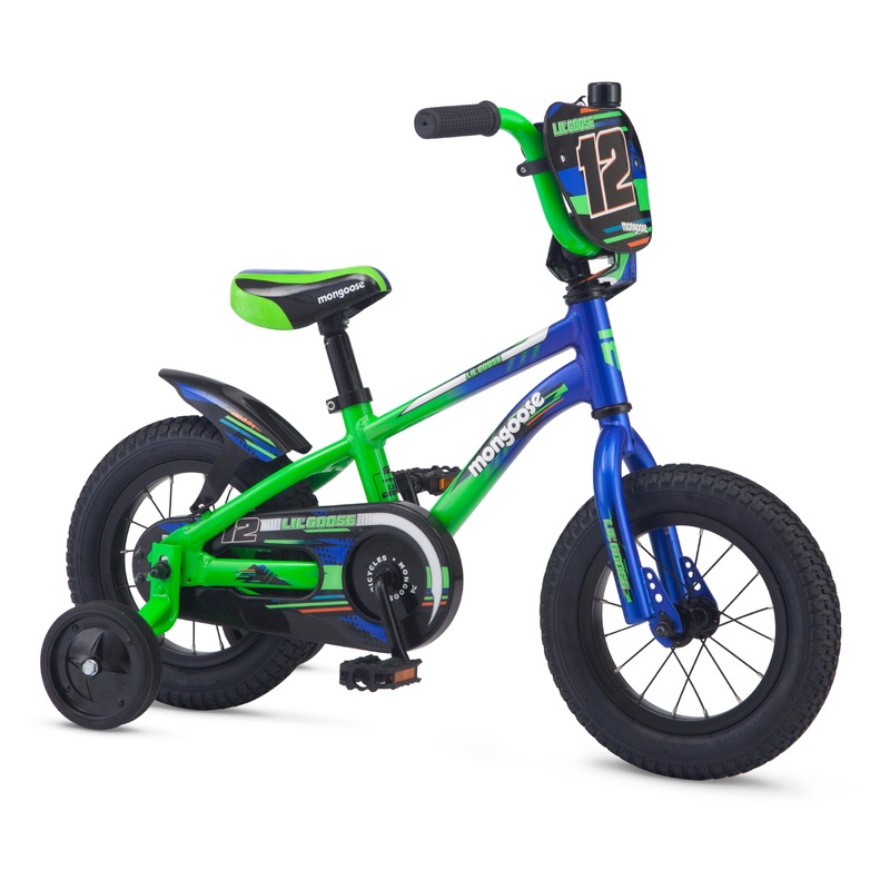 Mongoose 12'' Lilgoose Kids Bike Blue/Green