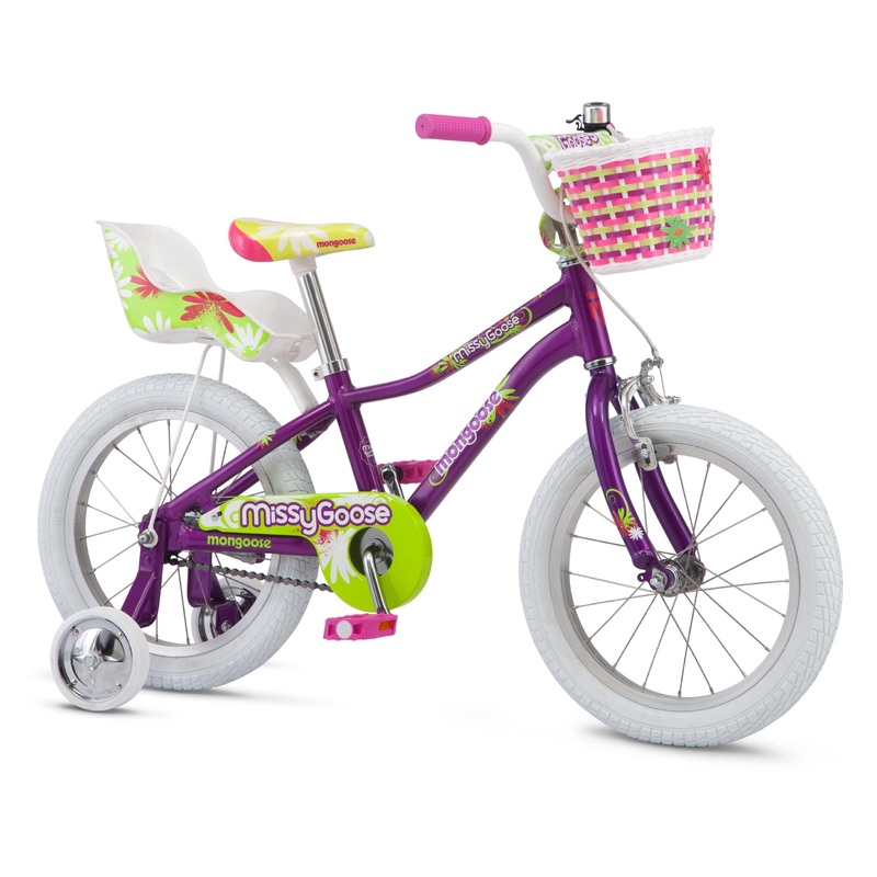 Mongoose 16''  Missygoose Kids Bike Purple
