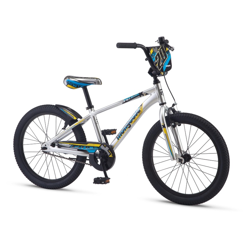 Mongoose 20'' Racer X Kids Bike Silver