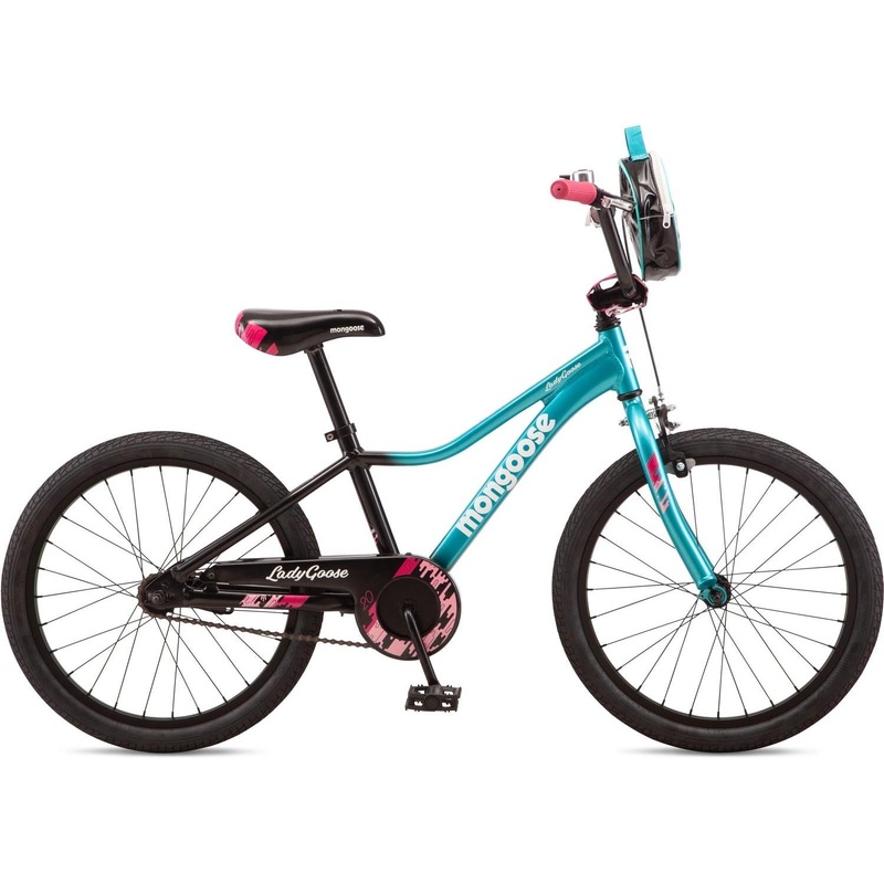 Mongoose LadyGoose 20'' Kids Bike Black/Teal