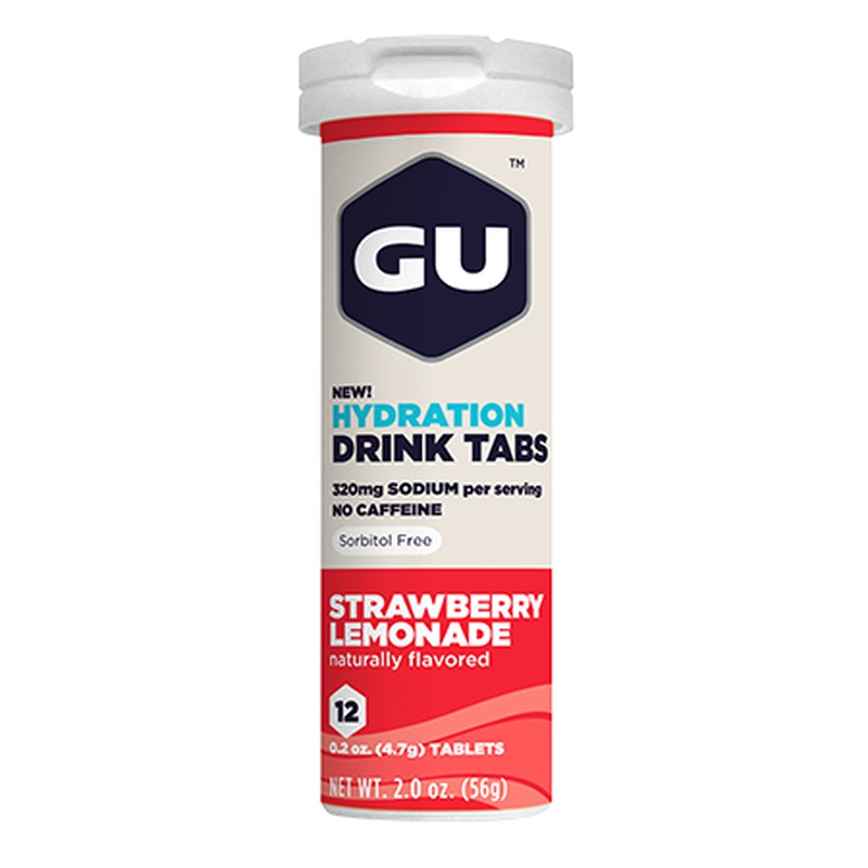 GU Strawberry Lemonade Hydration Tablets 56g