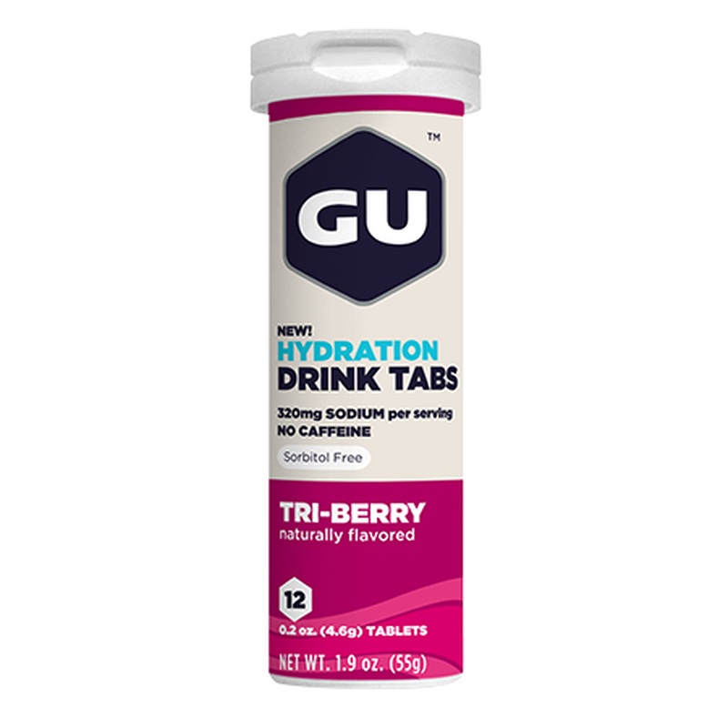 GU Tri Berry Hydration Tablets 56g