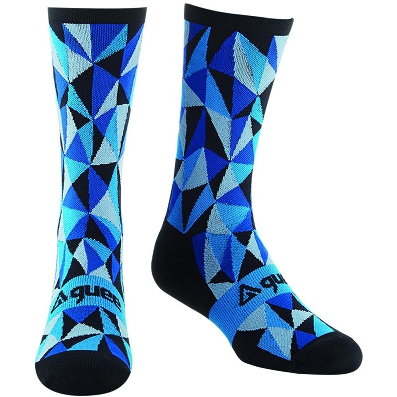 Guee Geo Racefit Socks Size M-L Black/Blue