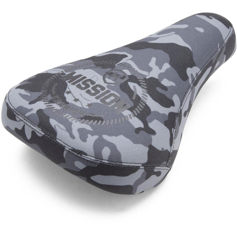 Mission Carrier Stealth BMX Seat Grey Camo