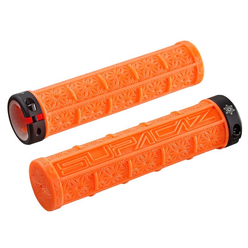 Supacaz Grizips Grips - Neon Orange