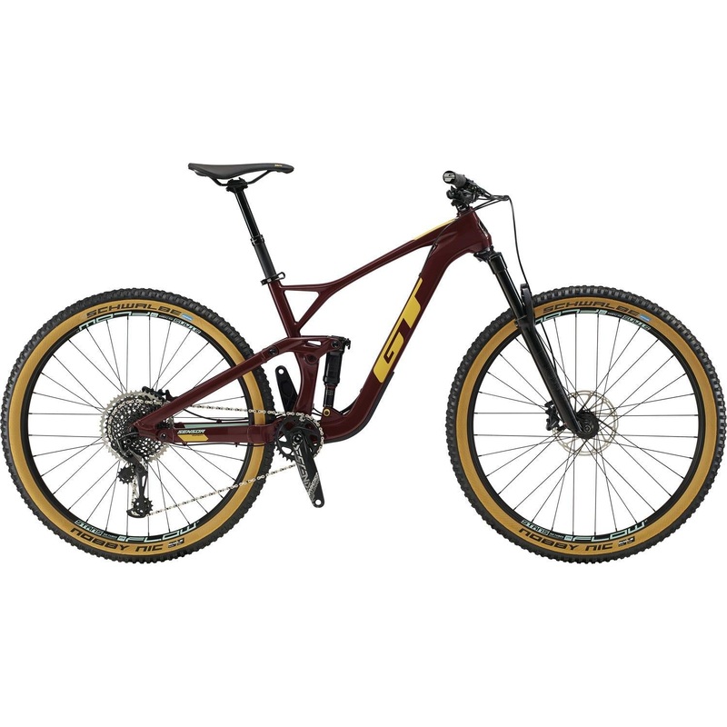 GT Sensor Carbon Expert Mountain Bike 29 Inch Red Wine