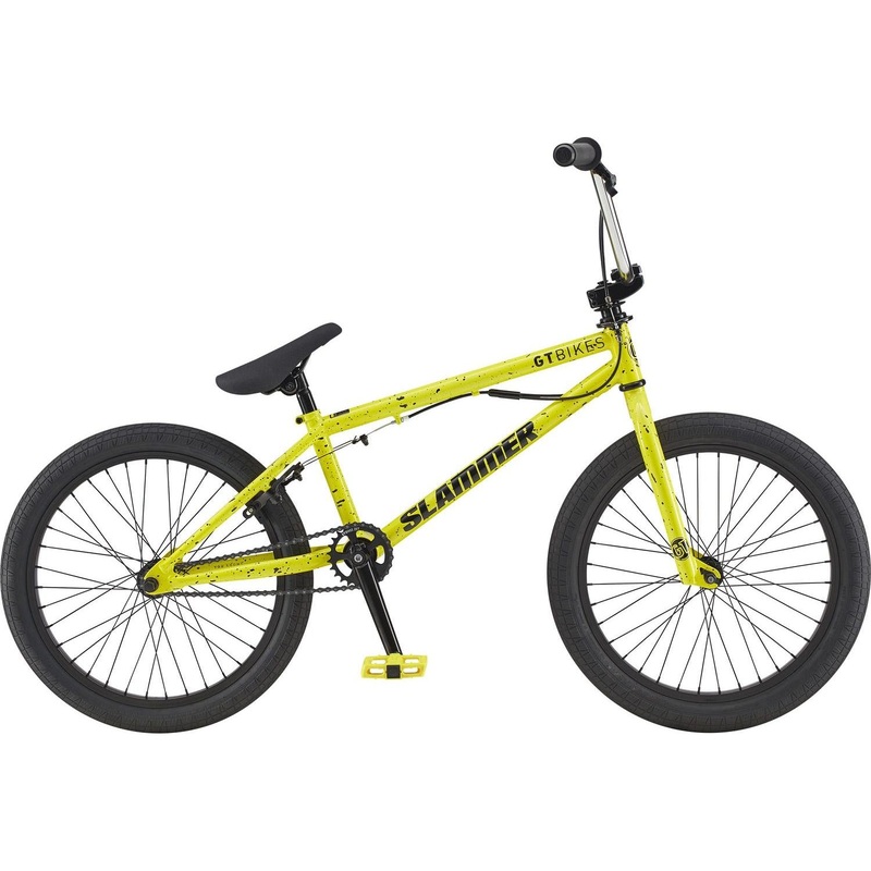 GT Slammer 20 BMX Bike Yellow Splatter (2020)