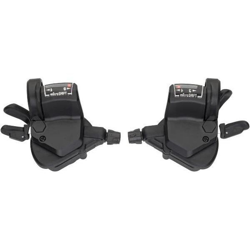 MicroShift Mezzo TS39 Thumb Tap MTB Shifter 2x9 Speed Pair