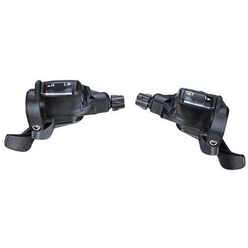 MicroShift TS38 Thumb Tap Shifter 3x7 Speed Pair (Shimano Mountain)