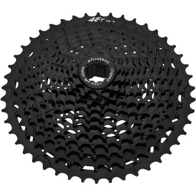 MicroShift XLE Steel/Alloy Cassette 11 Speed 11-46T Black