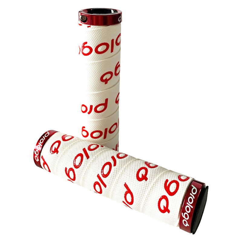 Prologo Chameleon Grips - White red