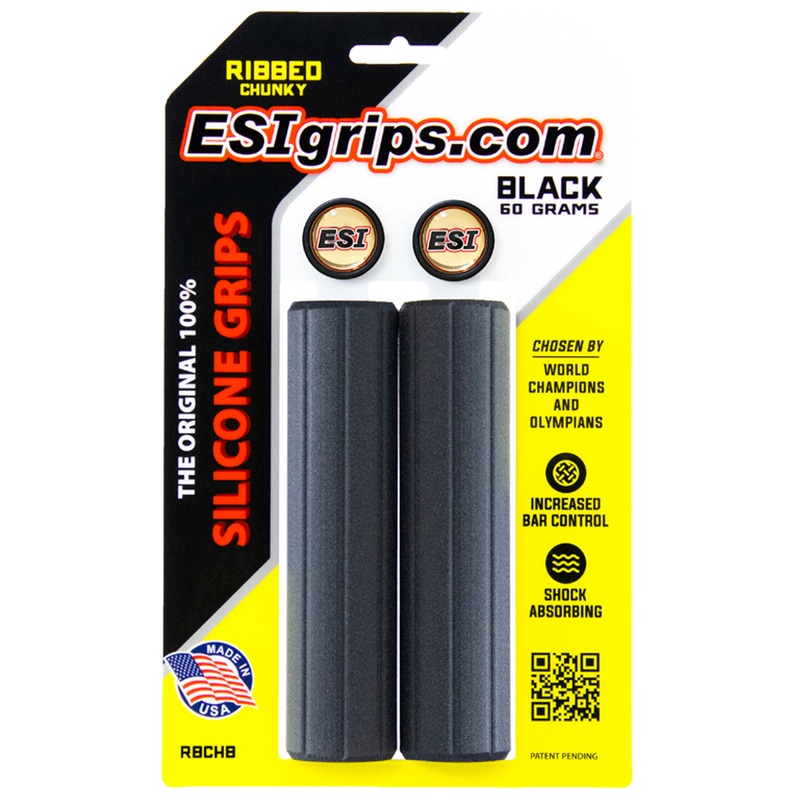 Esigrips Ribbed Chunky Grips - Black