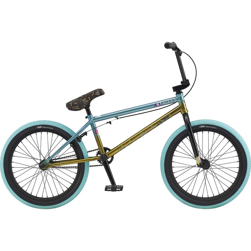 GT Mercado Team Comp 20 BMX Bike Mint/Yellow Fade (2020)