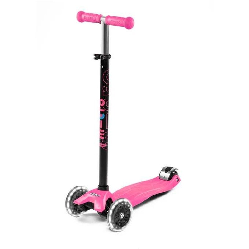 Micro Maxi Plus LED Scooter Pink