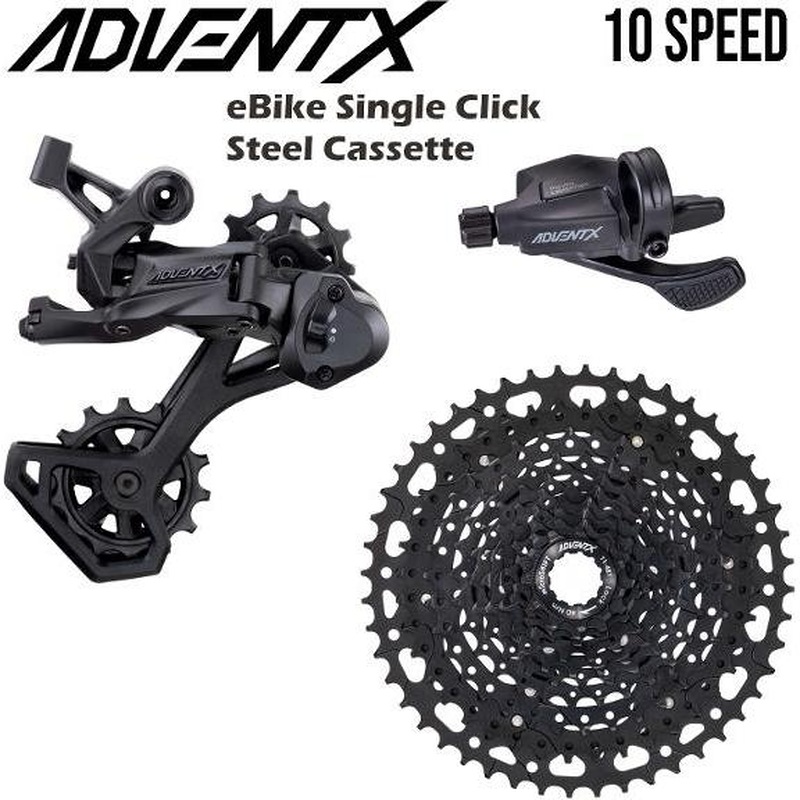 MicroShift ADVENT X eBike Groupset 1x10 Speed 11-48T Cassette