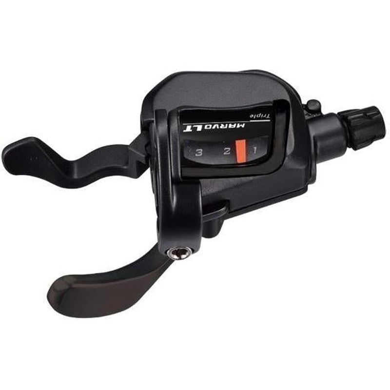 MicroShift Marvo Xpress LT SL-M759 Trigger MTB Shifter Pair 3x9 Gear Indicator Black